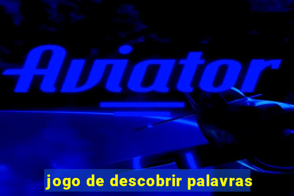 jogo de descobrir palavras